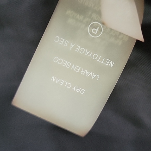 Karl Lagerfeld womens tweed zip up blazer black white pink metallic thre… - Picture 5 of 7